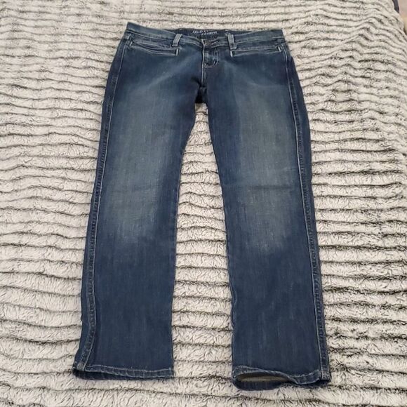 M.I.H. medium wash low rise slim leg jeans size 28 - Picture 2 of 9